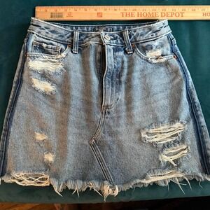 Abercrombie & Fitch Vintage A-Line Denim‎ Skirt | Size 27 / 4